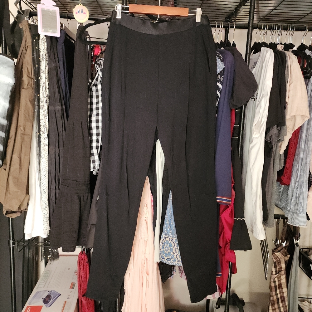 Kit & Ace Harem Black Jogger Pants, Size 8